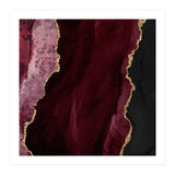 Burgundy & Gold Agate Texture 01 (Print Only) thumbnail