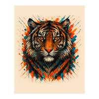 Tiger Animal Watercolor (Print Only)