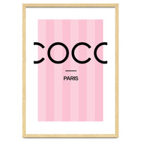 Paris Fashion Quote Art, Coco Chanel, Chic Decor