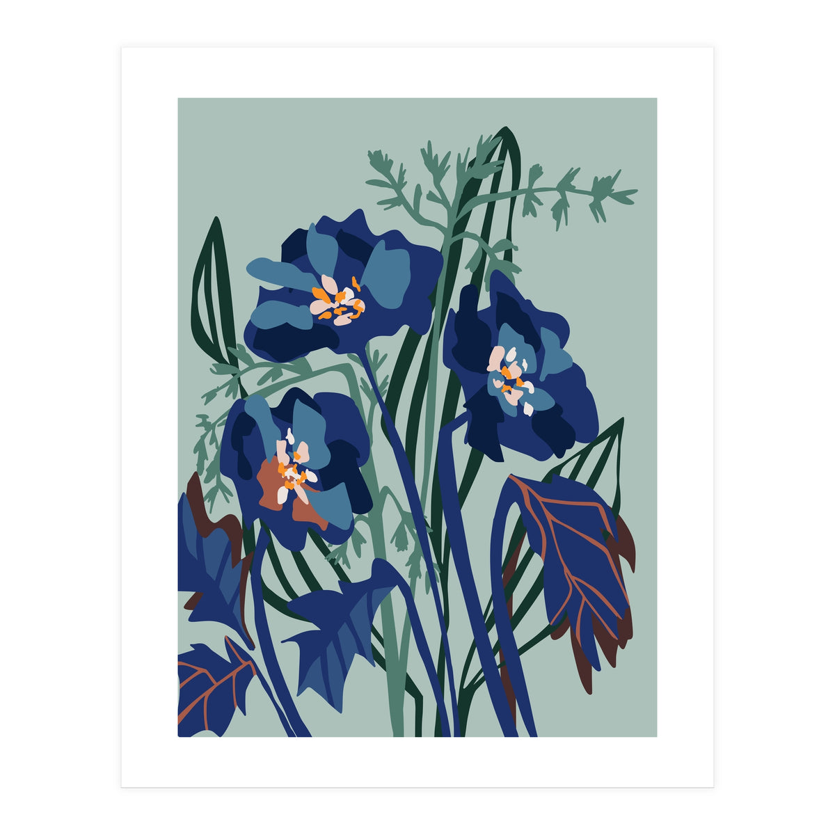 Wild Flowers Light (Print Only)