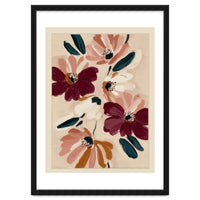 Blush And Wine Blossoms I