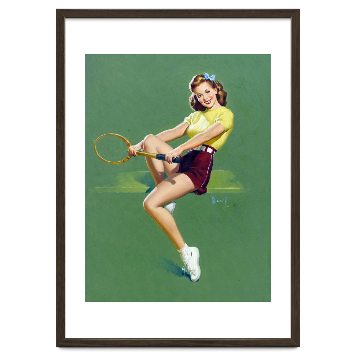 Pinup Tennis Player