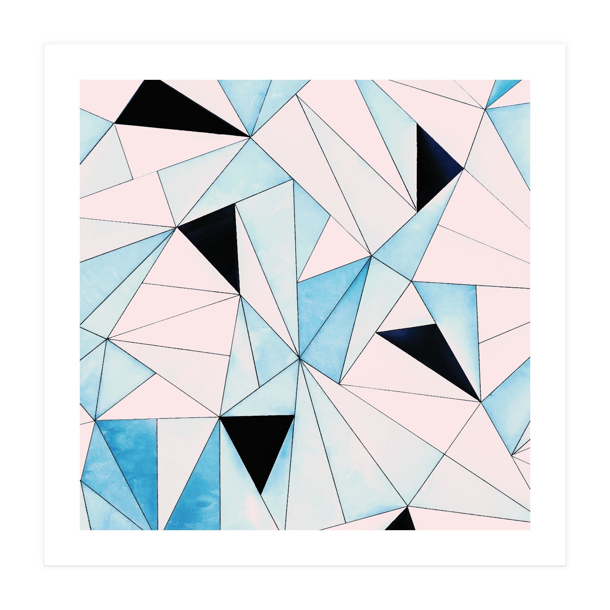 Geometric Washout #society6 #decor #buyart (Print Only)