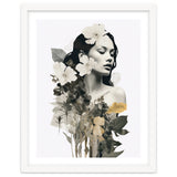 Collage Of A Woman And Flowers thumbnail