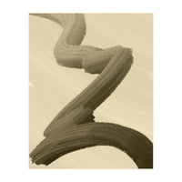Brushstrokes in Sepia (Print Only)