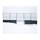 The entrance gate of the snow-covered baseball field (Print Only) thumbnail
