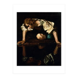 Caravaggio – Narcissus (ca. 1600) | Dramatic Baroque Masterpiece (Print Only) thumbnail