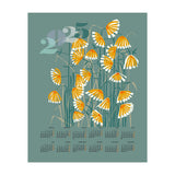 calendar 2025  linocut meadow green (Print Only) thumbnail