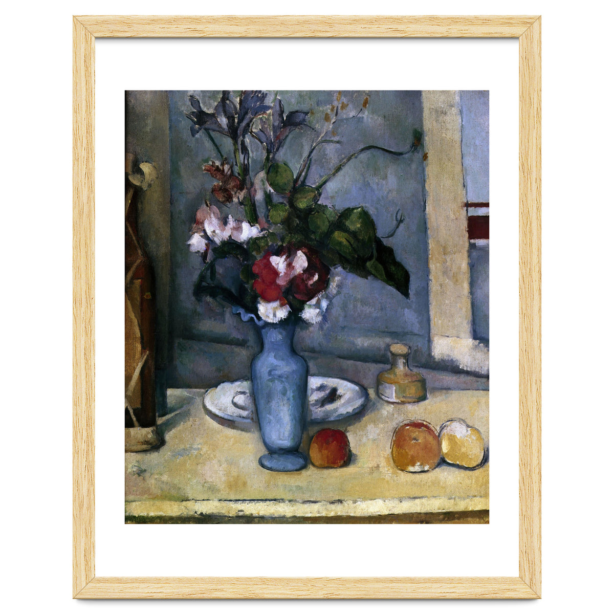The Blue Vase - 1885/87 - 62x51 cm - oil on canvas - French Post-Impressionism.