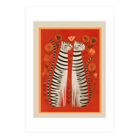 Striped Cat Pair (Print Only)