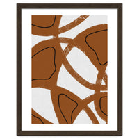 Abstract Brown and Black Lines