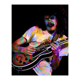 Carlos Santana . American Rock Guitarist Legend Colorful (Print Only) thumbnail