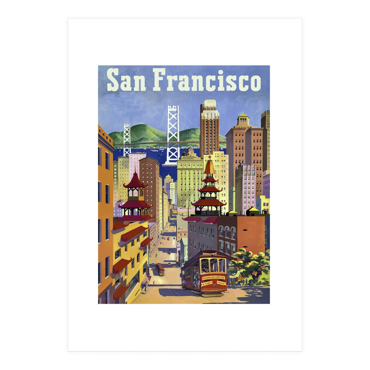 San Francisco Cityscape (Print Only)
