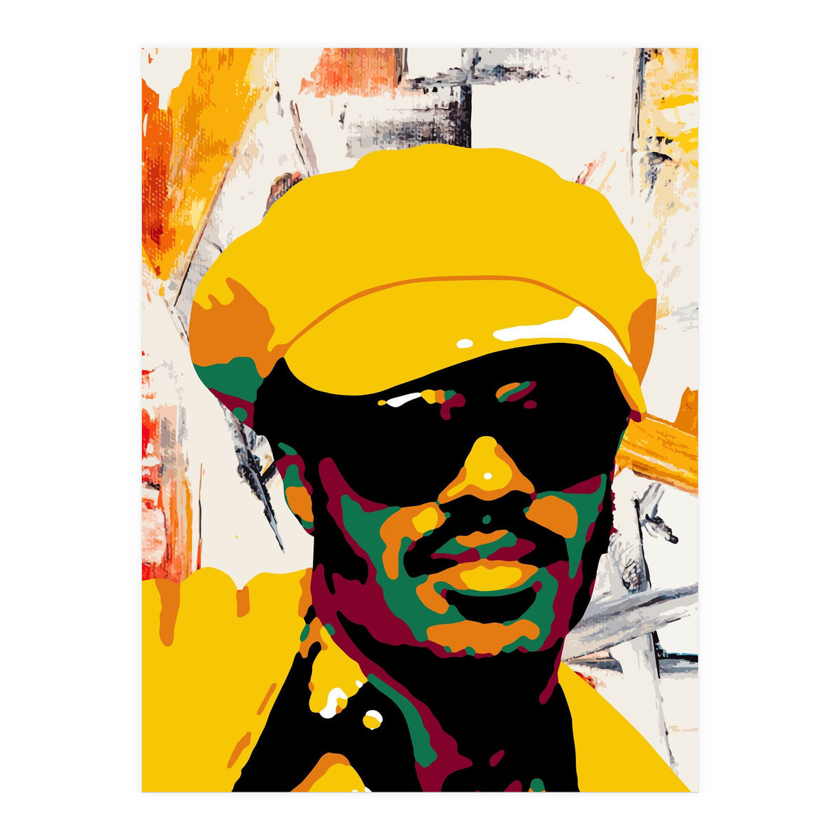 Stevie Wonder Retro Pop Art (Print Only)