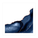 Navy & Rose Gold Agate Texture 22 (Print Only) thumbnail