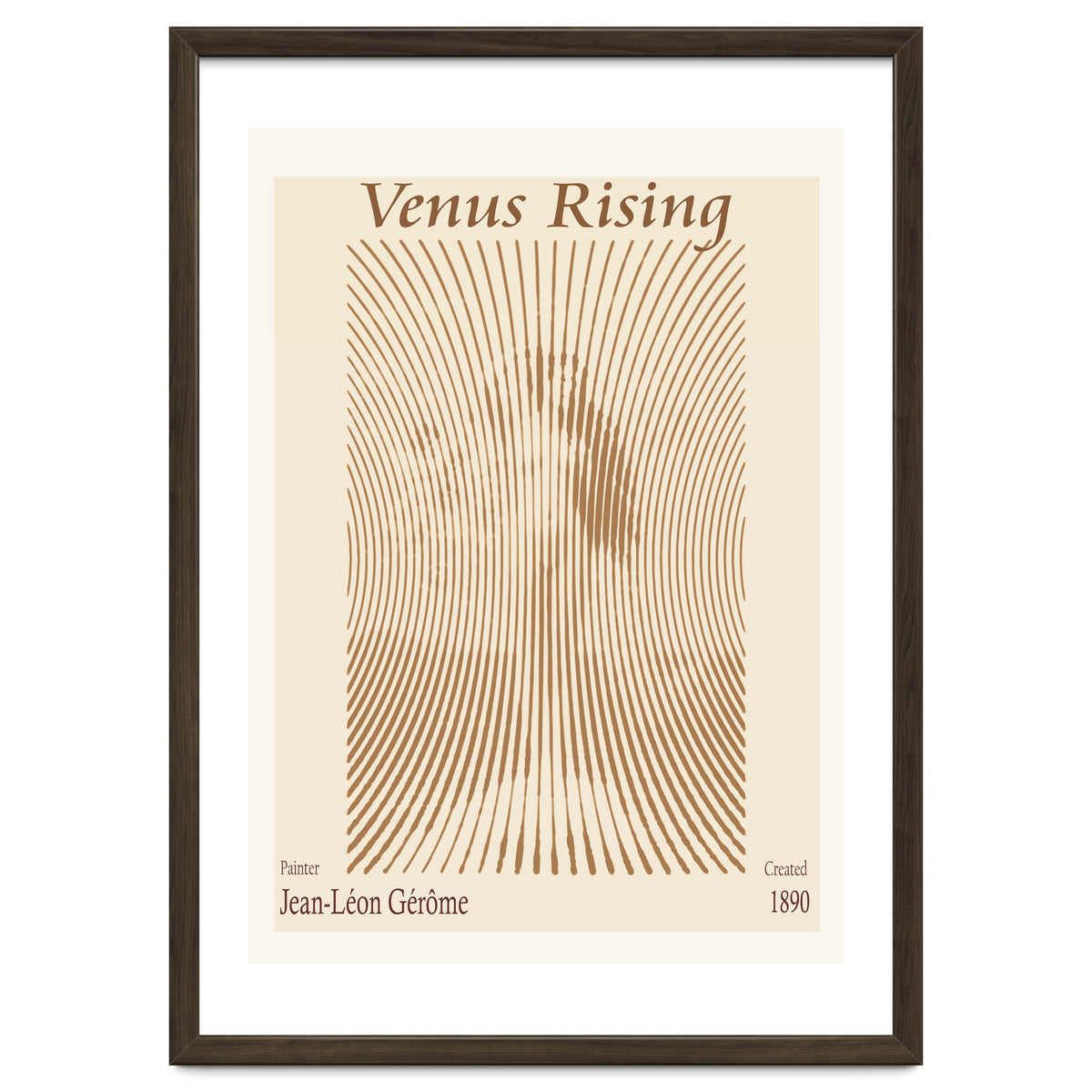 Venus Rising by Jean Léon Gérôme  (1890)