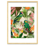 Parrots in tropical Jungle thumbnail