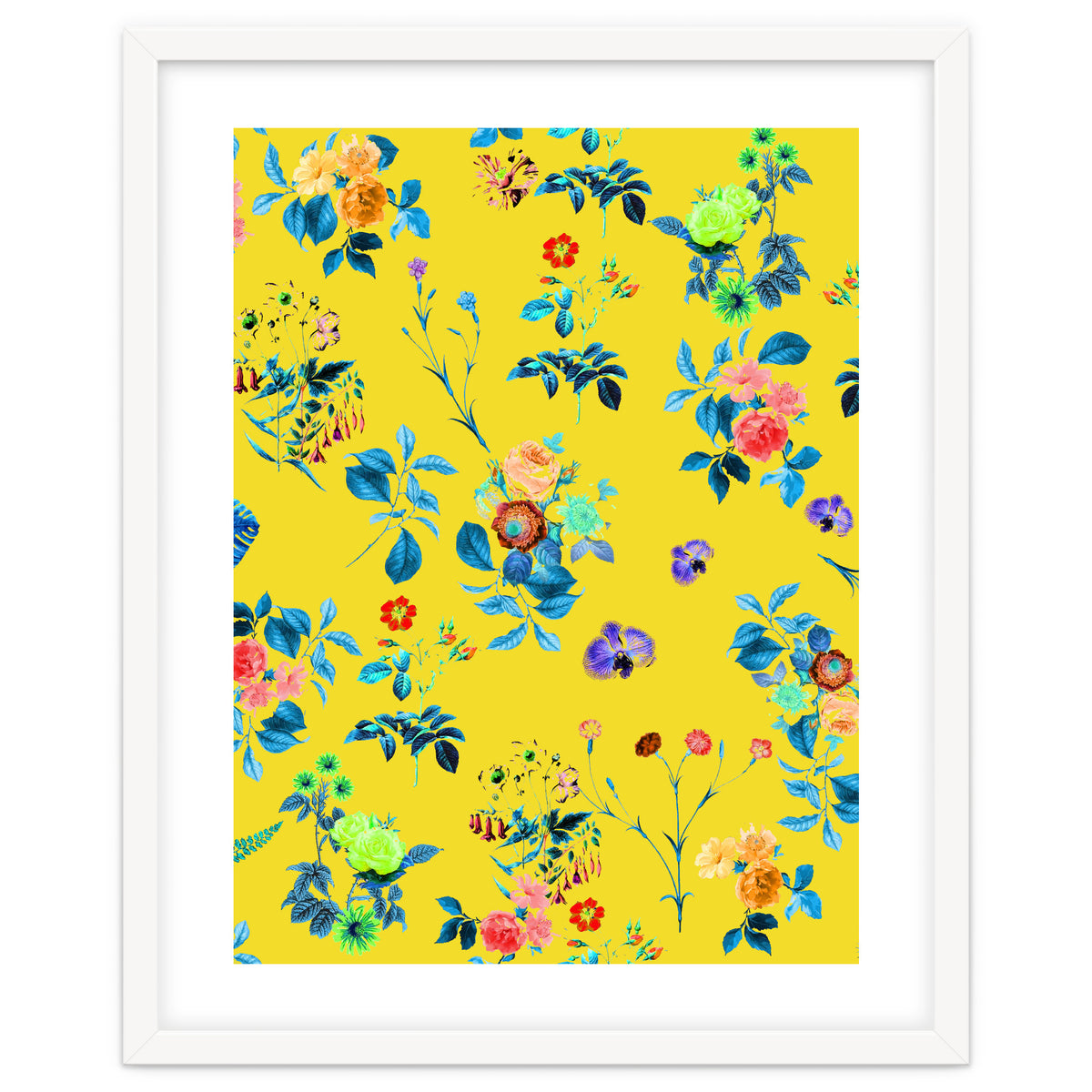 Floral Shower || #society6 #decor #buyart