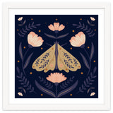 Moth And Flowers thumbnail