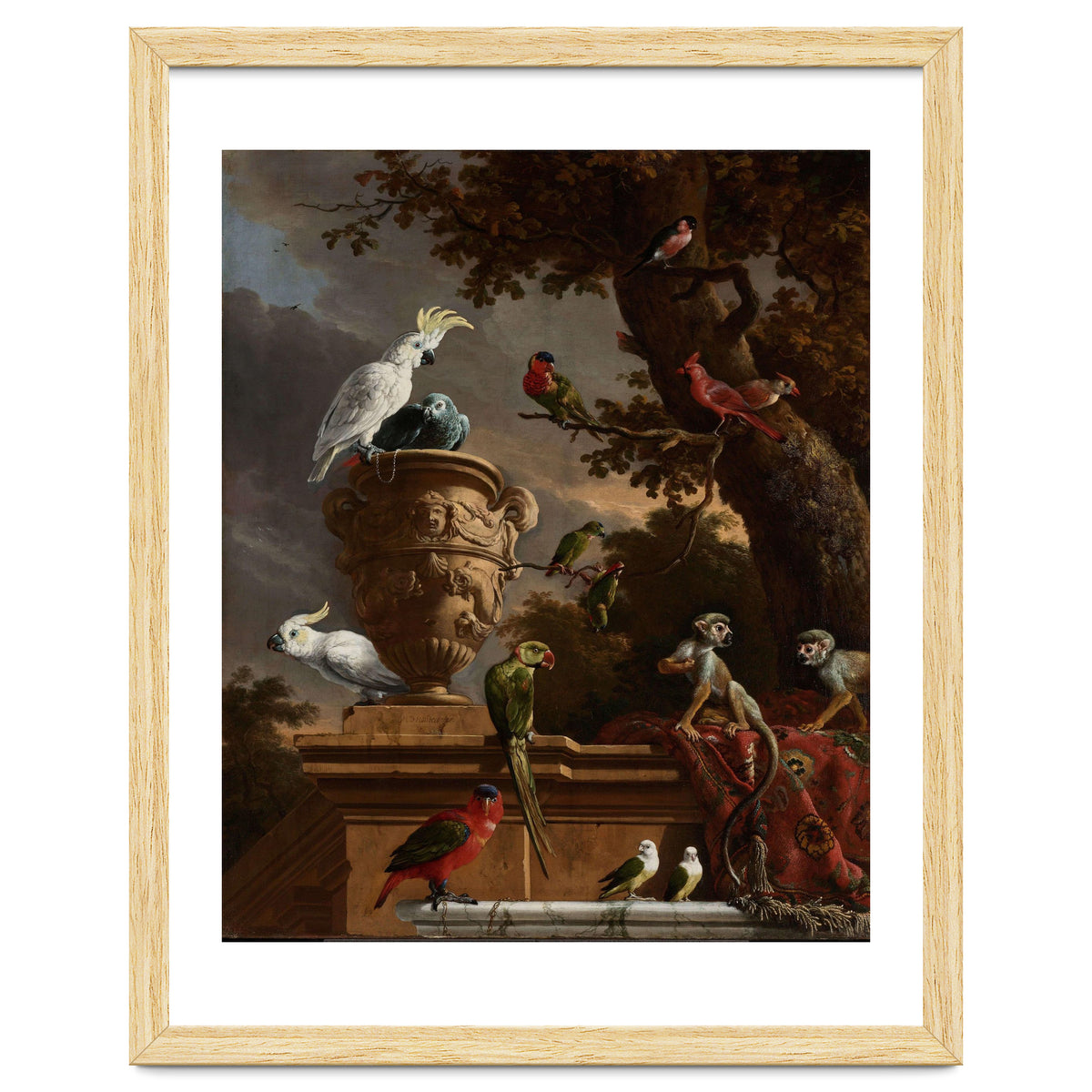 The Menagerie. The Managerie. Dating: c. 1690. Measurements: h 135 cm × w 116.5 cm.