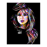 Taylor Swift Colorful Art 2 (Print Only) thumbnail