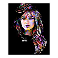 Taylor Swift Colorful Art 2 (Print Only)