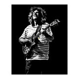 Pat Metheny American Jazz Guitarist Legend in Monochrome (Print Only) thumbnail