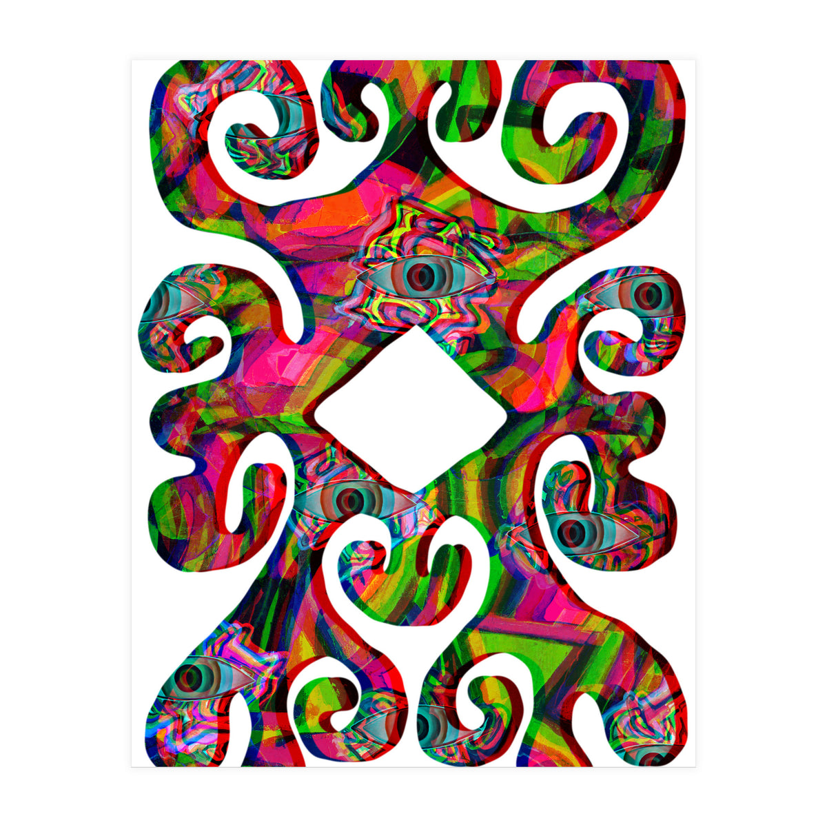 Pop Abstract Asimetrico 41 Copia (Print Only)