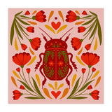Beetle And Flowers (Print Only) thumbnail