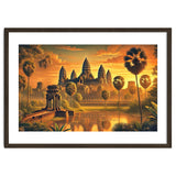 Vintage Cambodia, Angkor Wat Sunrise Poster thumbnail