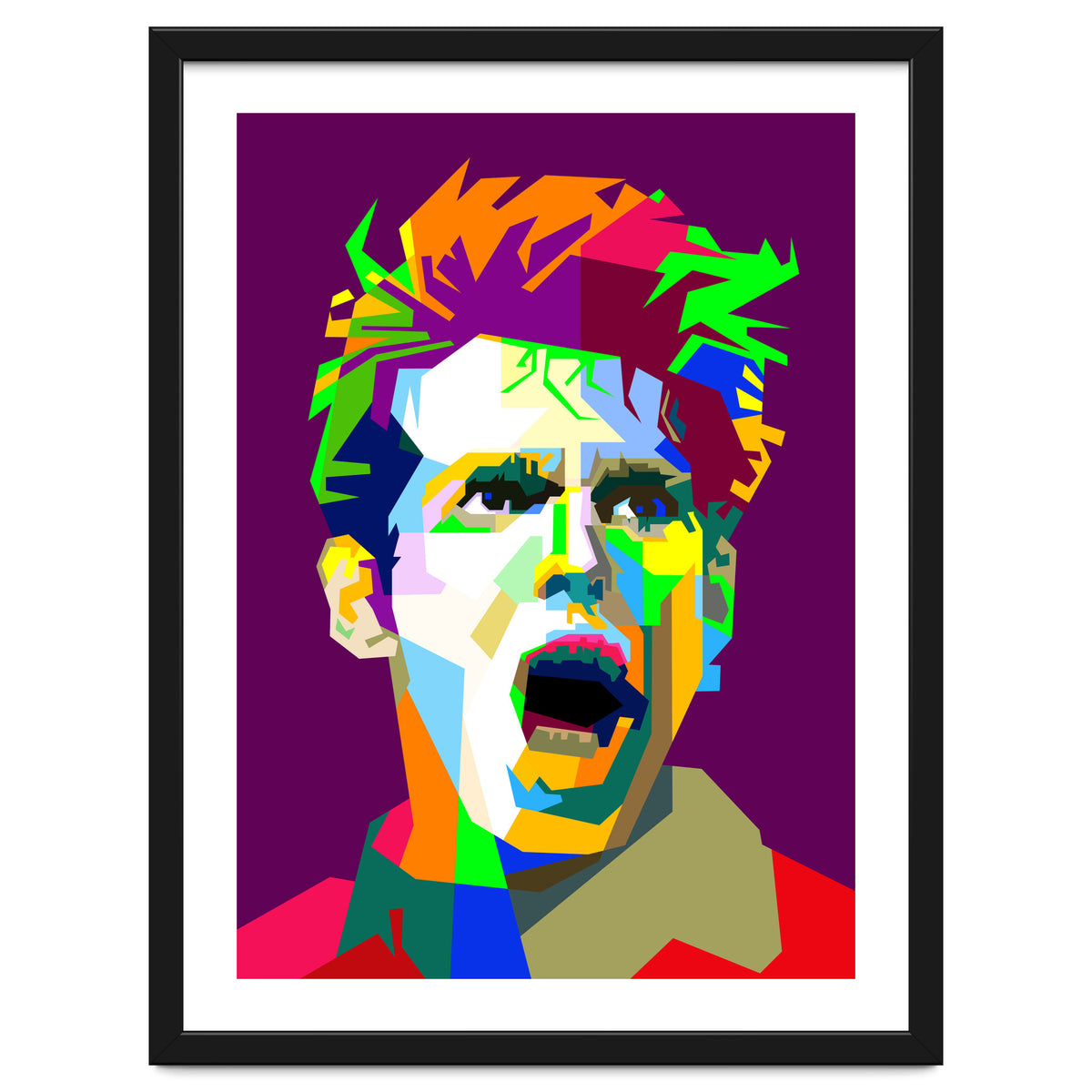 Ricardo Kaka Brazilian Football Pop Art WPAP