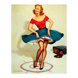 Pinup Dancing Girl (Print Only) thumbnail