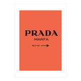 Prada Marfa, Fashion Sign Poster, Chic Decor, (Print Only) thumbnail