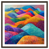 Vibrant Rainbow Rolling Hills Landscape thumbnail