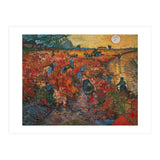 The red Vineyard at Arles,1888. Canvas,73 x 91 cm. (Print Only) thumbnail