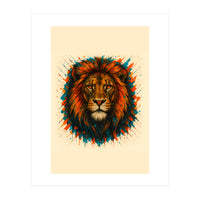 Lion Animal Watercolor (Print Only)
