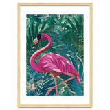 Flamingo in the jungle thumbnail