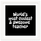World's most coolest and awesome teacher thumbnail
