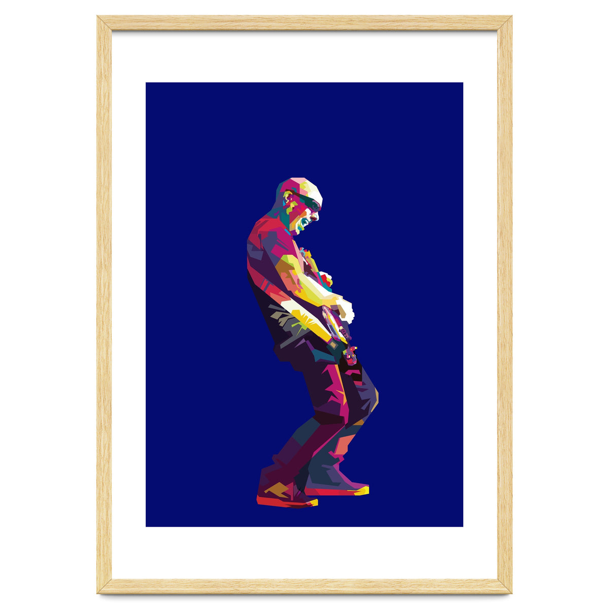 Joe Satriani Rock Guiatist Pop Art WPAP