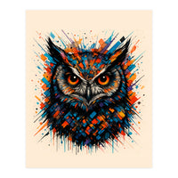 Owl Animal Watercolor (Print Only)