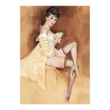 Late Portrait Of Sexy Pinup Secretary Woman (Print Only) thumbnail