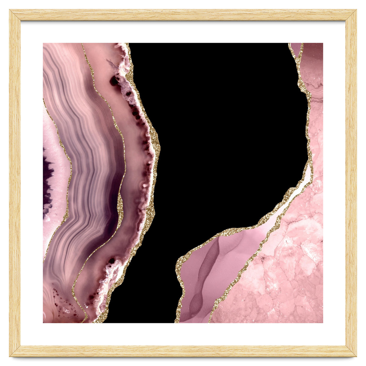 Blush & Gold Agate Texture 01