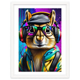 A Chipmunk In Headphones And Glasses thumbnail