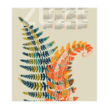 Calendar 2025 colorful fern leaves (Print Only) thumbnail