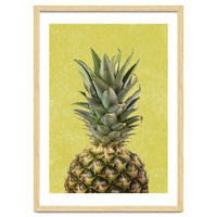 Pineapple Crown, Tropical Summer Fruit Art