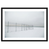 Fence in the Winter seascape thumbnail