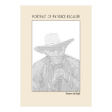 Portrait Of Patience Escalier Vincent Van Gogh Ascii Art (Print Only) thumbnail