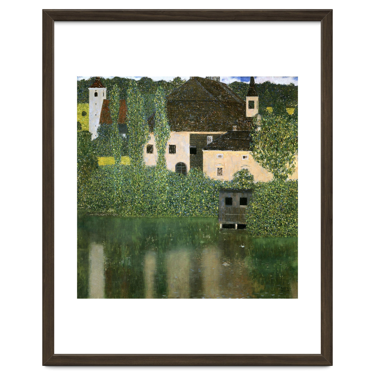 'Water Castle', 1908, Oil on canvas, 102,5 x 102 cm.