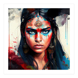 War Paint Hindu Warrior Portrait (Print Only) thumbnail