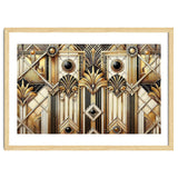 Art Deco Gold Geometric Pattern thumbnail